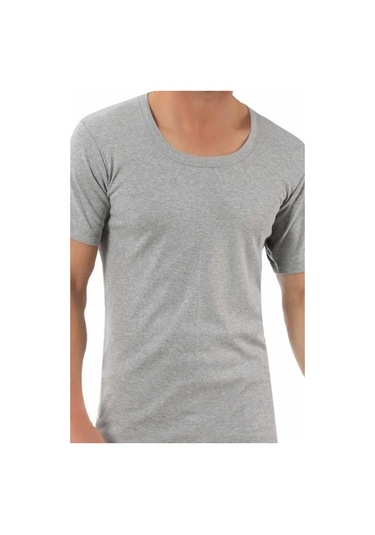 6 Adet Mevsim Erkek Renkli Penye Bisiklet Yaka Fanila Atlet 34306 001