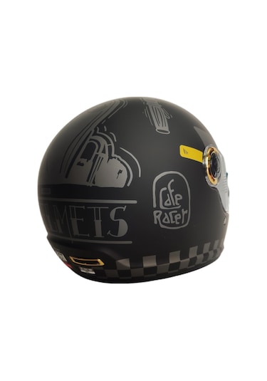 MT Jarama Zone C1 Şeffaf Vizörlü Kask Mat Siyah