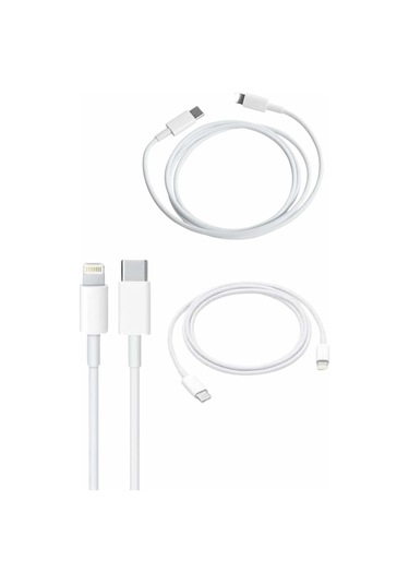 Type-c Ligtning 30w Apple Uyumlu iOS, Şarj Kablosu Hızlı Şarj Kablosu