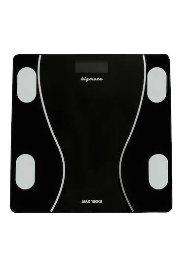 Bigmate BGT-7001S Siyah Wi-Fi Bağlantılı Bluetooth Özellikli Akıllı Tartı