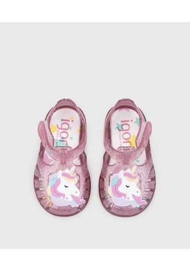 Igor Tobby Unicornio S10341 Kız Çocuk Sandalet Fuşya