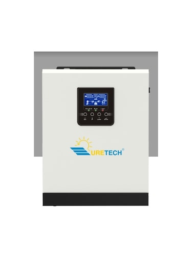 Uretech 1Kva 1Kw 1000 Watt W Tam Sinüs Akıllı İnverter 12V-220V İnvertör