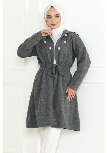 Beylem Beli Lastikli Triko Kap 1193 - Antrasit