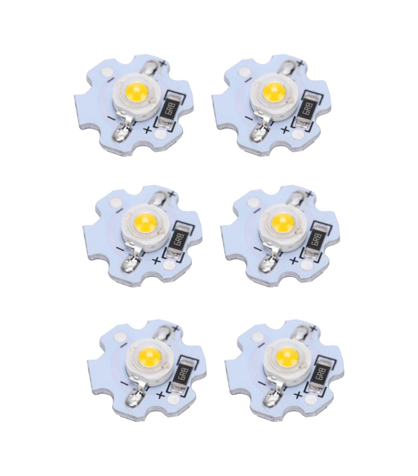 Konesam 25 Adet Axd-1w-5v Islak Beyaz Led Işık Tozu, 1w 200lm Yüksek Parlaklık, Aluminyum Tabanlı, El Feneri/spot Işığı Dıy Uygulamaları İçin İnce Beyaz Işık