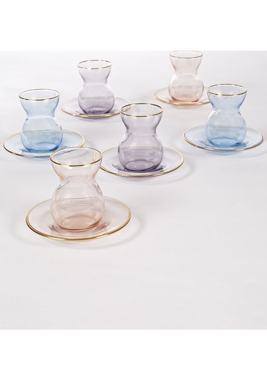 Rakle Five O Clock 12 Parça Çay Seti Çok Renkli