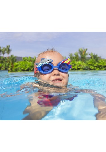 Hydro Swim Çocuk Deniz Havuz Gözlüğü 3-8 Yaş Arası Uv Korumalı Mavi