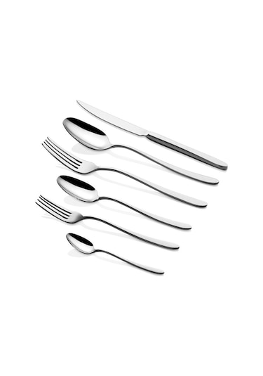 Amboss Rigel Silver 36 Parça Çatal Kaşık Bıçak Seti Rigel Gümüş