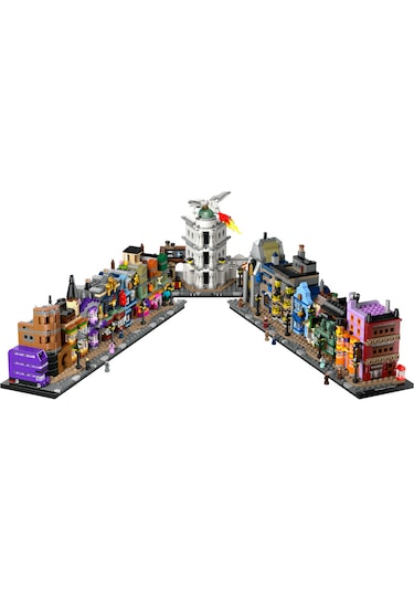 LEGO® Harry Potter™ Diagon Yolu Büyücü Mağazaları 76444 - Yetişkinler için Koleksiyonluk Yaratıcı Sergileme Modeli Yapım Seti (2750 Parça)