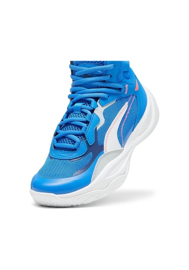 Puma Playmaker Pro Mid Mavi Basketbol Ayakkabısı 37833008 Mavi