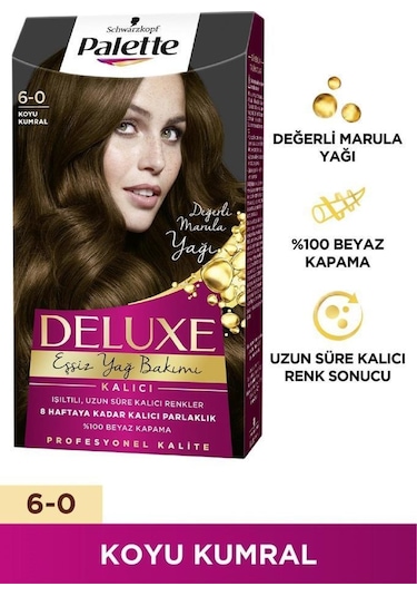 Palette Deluxe 6 - 0 Koyu Kumral X 2 Adet Saç Boyası