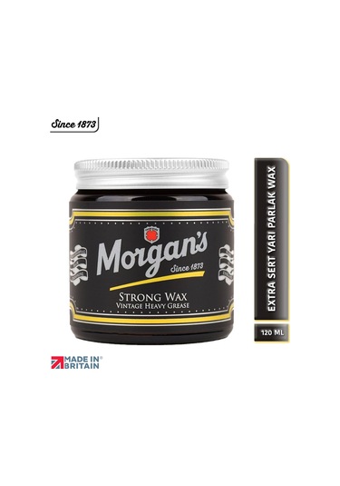 Morgan's Pomade Strong Wax Vintage Heavy Grease - Zor Saçlara Özel Güçlü Tutuşlu Wax 120 ML