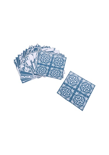 Shineyee 24 Adet Pvc Otomatik Yapışkan Çiçek Desenli Duvar Sticker - Su Ve Yağ Dayanıklı, Mutfak/banyo Dekorasyonu, 15x15cm Diğer