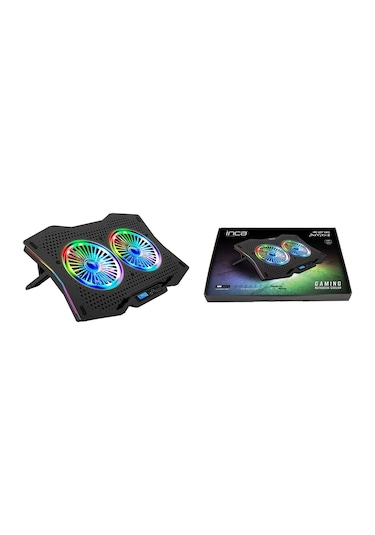 Inca INC-607 GMS Arrax II Çift Fanlı 10" - 17" Gaming Notebook Soğutucu