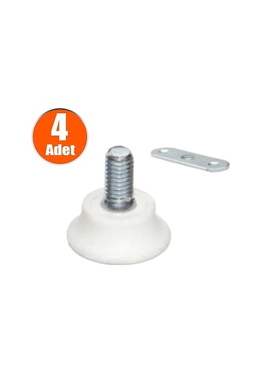 Mobaks Küçük Bingo Ayak Beyaz 4 Adet