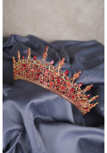 FdayAksesuar En Güzel Gelinlere Özel Leonis Prenses Model Gelin Kına Tacı FRDY31654