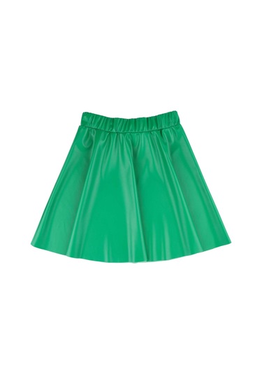 Kız Çocuk Fiyonklu Deri Etek Bk23kk14308 001