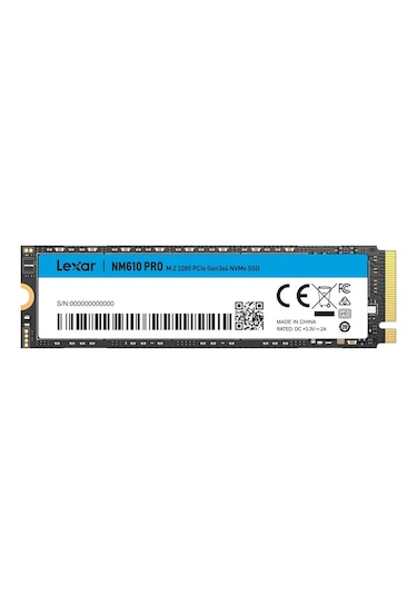 Lexar NM610PRO M.2 1 TB PCI Express 3.0 NVMe (LNM610P001T-RNNNG) SSD