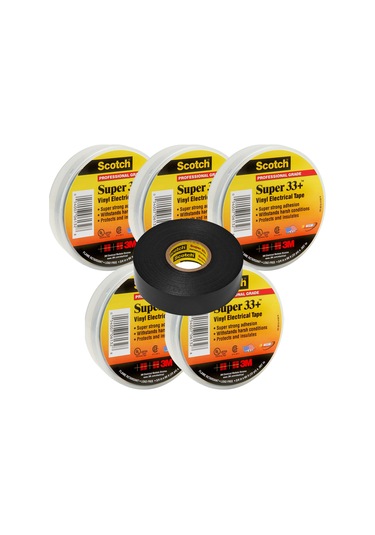 3m Scotch 33+ Elektrik İzolasyon Bandı 5 Adet 19mm X 20mt