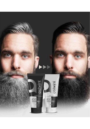 Ostwint Saç Sakal Siyahlaştırıcı Şampuan Seti 200 Ml