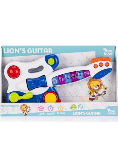 Nini Baby Işıklı Müzikli Gitar Beyaz