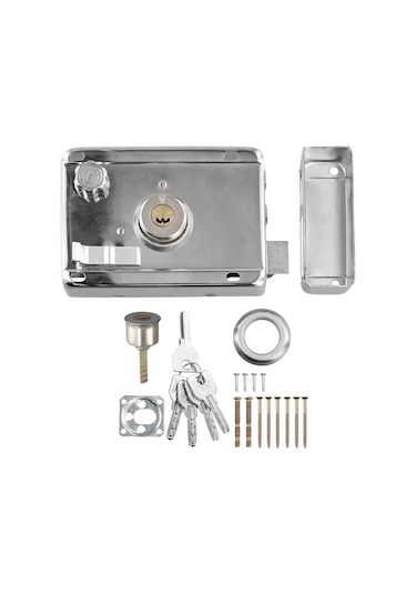 Nayomiglow Dış Kapı Kilitleri Güvenlik Hırsızlık Önleme Kilidi Çoklu Sigorta Kilidi Ahşap Kapı Kilidi Donanım İç Yurt