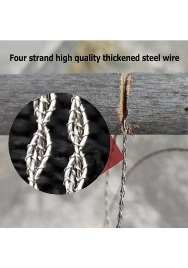 Tenfowee 70cm Çelik Tel Kampanya Hayatta Kalma Testere, Pp Kollü Mini Cep Tipi, Su Bitkileri Ve Genel Kullanım İçin, Hafif Taşınabilir Çok Renkli