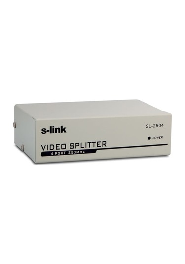 S-Link Sl 2504 4 Port Monitör Çoklayıcı 250 Mhz