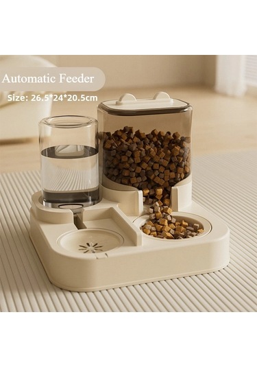 Kedi Otomatik Besleyici Kedi Köpek Besleme Ve Su Çeşmesi