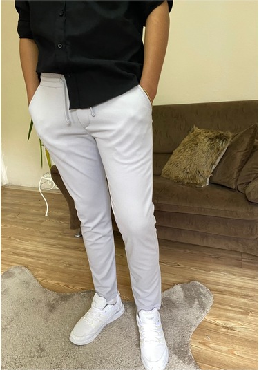 Tuba Toptaş Jogger Pantolon Gri