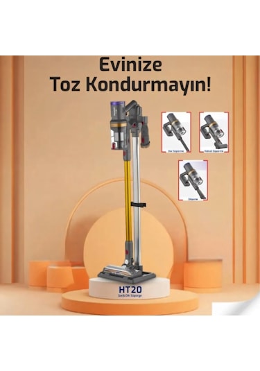 Hometech HT-20 Kablosuz Dikey Süpürge