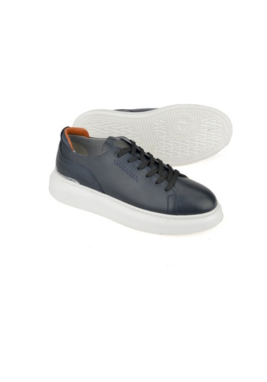 Ziya, Erkek Hakiki Deri Sneaker 151987z024 Lacivert 151987z024 200 Lacivert
