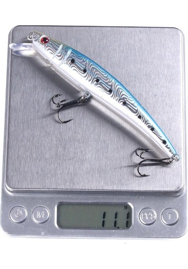 Hengjıa 10 Adet 3d Göz Balıkçılık Yem 11g/11.5 Cm Minnow Cazibesi Isca Yapay Çin Sert Çarpık Balıkçılık Bas Balık Mücadele