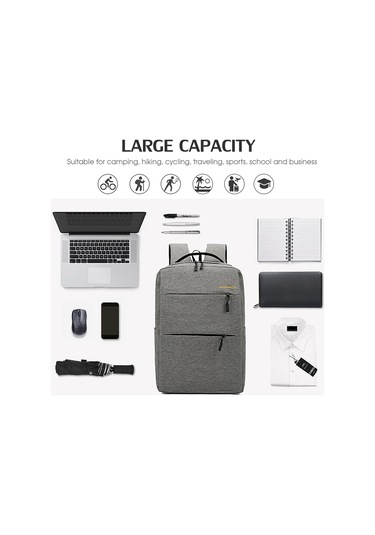 Sırt Çantası Combo Set Laptop Sırt Çantası Suya Siyah 3 Adet Siyah