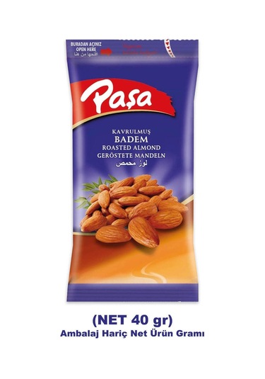 Paşa Kuruyemiş Badem 12 x 40 G