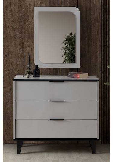 Şifonyer, Bali Çekmeceli Aynalı Şifonyer Çok Renkli