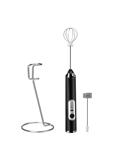 Hfambition Usb Şarjlı 304 Paslanmaz Çelik Ev Tipi Elektrikli Süt Köpürtücü Ve Çırpıcı Seti - 3 Ayar, Kompakt Tasarım Diğer
