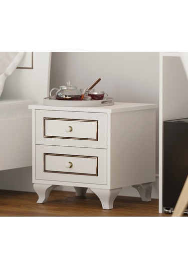 Rabi Mobilya Grey Country Komodin