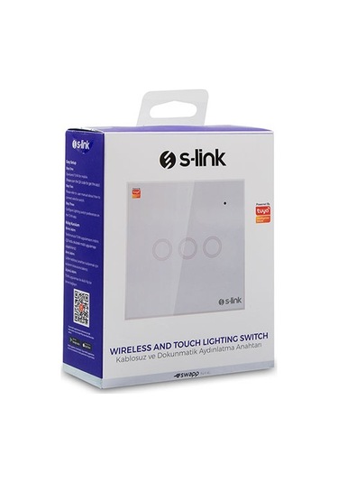 S-Link Swapp Sl-Eg33 Kablosuz ve Dokunmatik Aydınlatma Anahtarı
