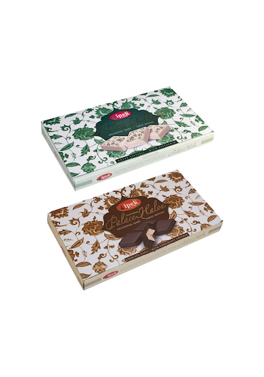 İpek Pişmaniye Saray Helvası A.fıstıklı 250 Gr + Çik. Kaplamalı 350 Gr