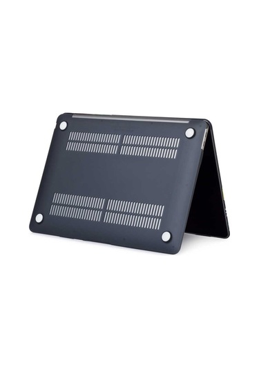 Macbook Uyumlu Air 13.6" M3 A3113 Kılıf Kristal Ön Arka Şeffaf Kapak 001