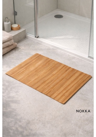 Bambu Mat, Kaydırmaz Bambu Paspas, 45x70 Cm Diğer