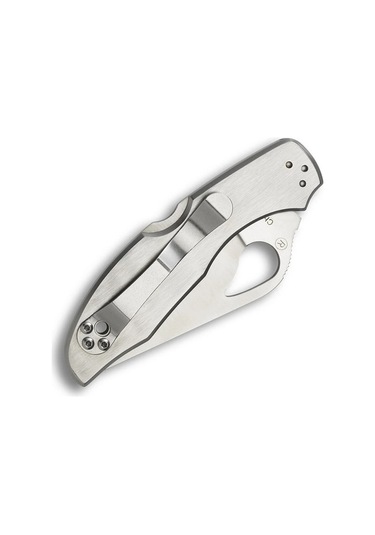 Spyderco Byrd Meadowlark 2 Stainless Plainedge Kamp Çakı Gümüş