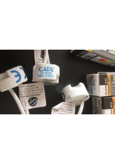 10 Adet Cata Ct9262 G4 Duy İğne Bacak İnce Bacak Ampul Duyu 12X50