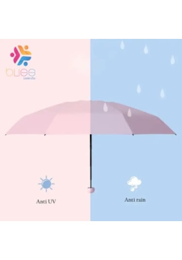 8 Telli Kapsül Şemsiye Pembe