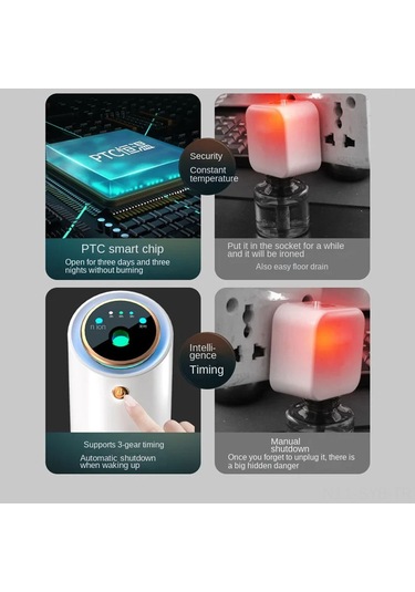 Symbee Usb Şarjlı Elektrikli Enjeksiyonlu Moskito Kovucu - Yeşil Renk, 20-30 M², 6-8 Saat Kullanim Süresi