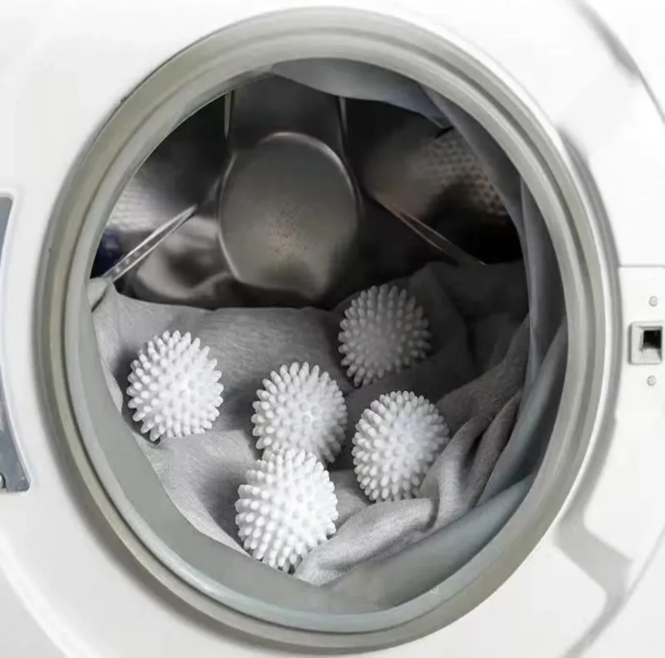 Yaleker Mavi Tpr Çamaşır Temizleme Topları 4 Adet - Kirlilik Kaldırıcı, Çarpışmayı Engellici, Tüy Toplayan, Statik Elektrikten Koruyucu Hijyenik Bakım Aleti Mavi