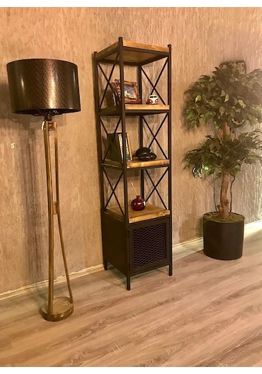Eiffel 3 Raflı Ve Dolaplı Kitaplık