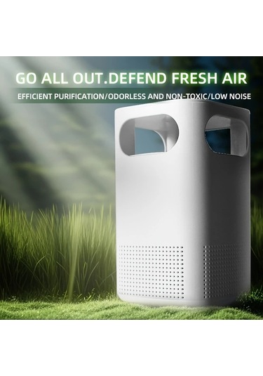 Honeybeeshop Beyaz 2025 Yeni Tak Çalıştır Hava Temizleyici Oda Araba Ve Yurtlar İçin Koku Duman Temizleme