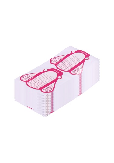 Reedark 100 Adet Kıvrımlı Tırnak Formu - Jel Uzatma Ve Bakım İçin Profesyonel Tırnak Stili Aracı