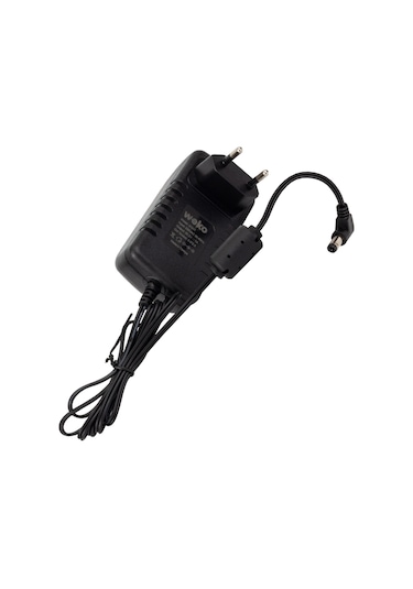WEKO 25.2 VOLT - 1 AMPER 5.5*2.5 UÇLU YERLİ ÜRETİM PRİZ TİPİ ADAPTÖR
